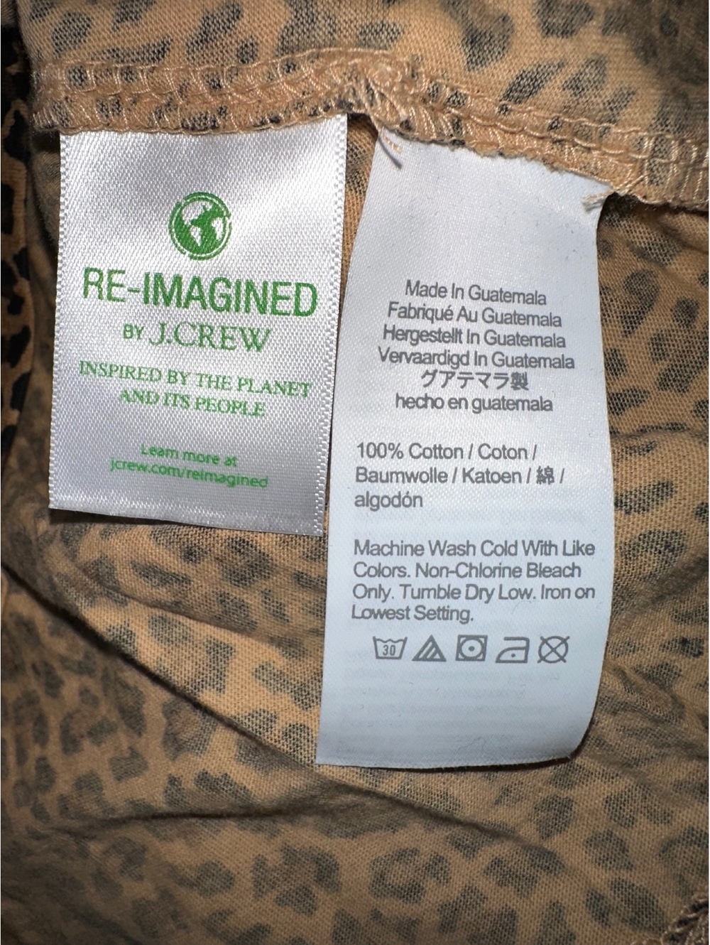 J.Crew Women's Y2K Fall Leopard Print Turtleneck Shirt M - Picture 4 of 4
